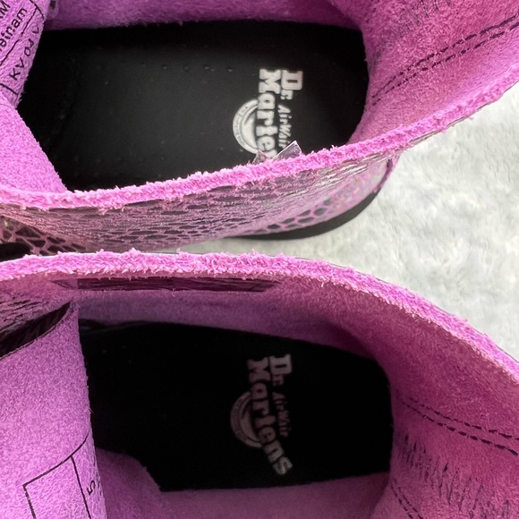 Dr. Martens 1460 Pascal Snake Metallic Suede Lace Up Boots UK3 EU36 US5 - Picture 6 of 13